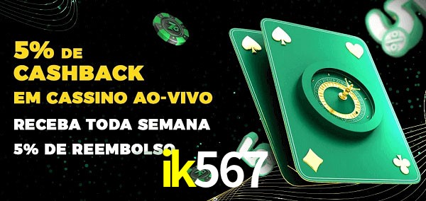 Promoções do cassino ao Vivo ik567